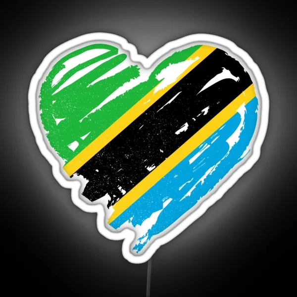 I Love Tanzania RGB Neon Sign