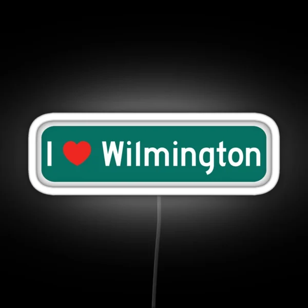 I Love Wilmington RGB Neon Sign