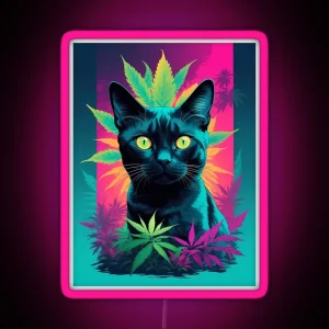 I M A Black Cat A Blackcat Firework Bonanza RGB Neon Sign