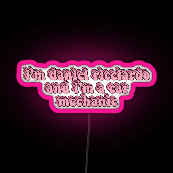 I M A Car Mechanic RGB Neon Sign