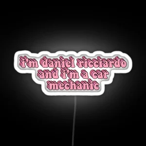 I M A Car Mechanic RGB Neon Sign