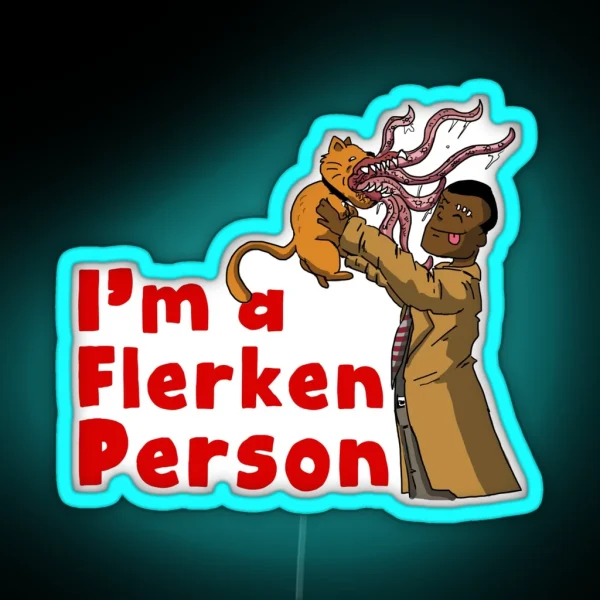 I M A Flerken Person RGB Neon Sign