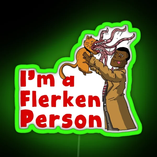 I M A Flerken Person RGB Neon Sign