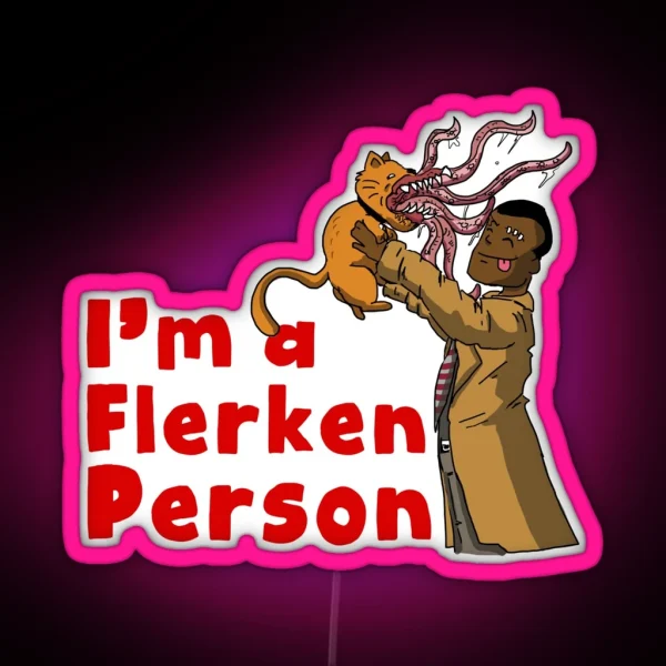 I M A Flerken Person RGB Neon Sign