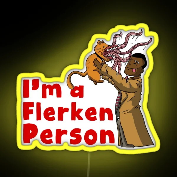 I M A Flerken Person RGB Neon Sign