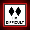 I M Difficult RGB Neon Sign - Image 2