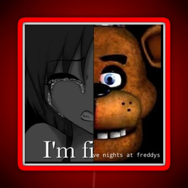 I M Five Nights At Freddy S RGB Neon Sign