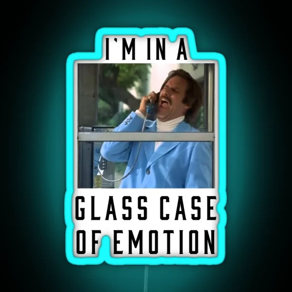 I M In A Glass Case Of Emotion RGB Neon Sign