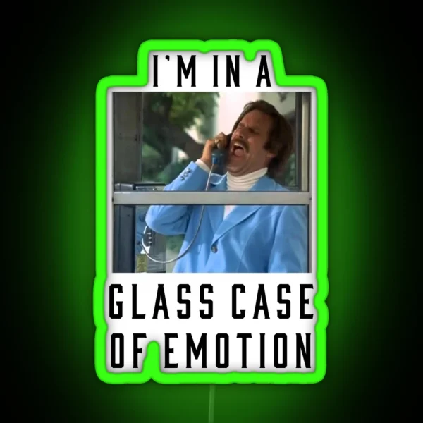 I M In A Glass Case Of Emotion RGB Neon Sign