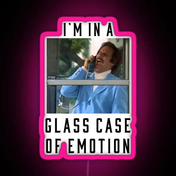I M In A Glass Case Of Emotion RGB Neon Sign