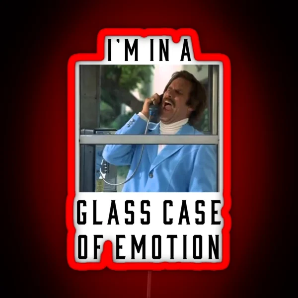 I M In A Glass Case Of Emotion RGB Neon Sign