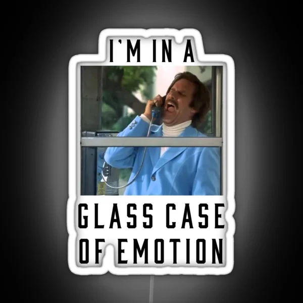 I M In A Glass Case Of Emotion RGB Neon Sign