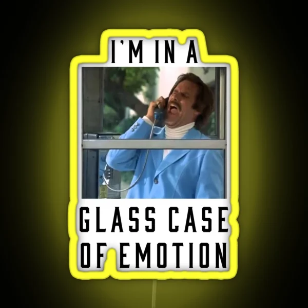 I M In A Glass Case Of Emotion RGB Neon Sign