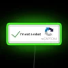 I M Not A Robot RGB Neon Sign - Image 4
