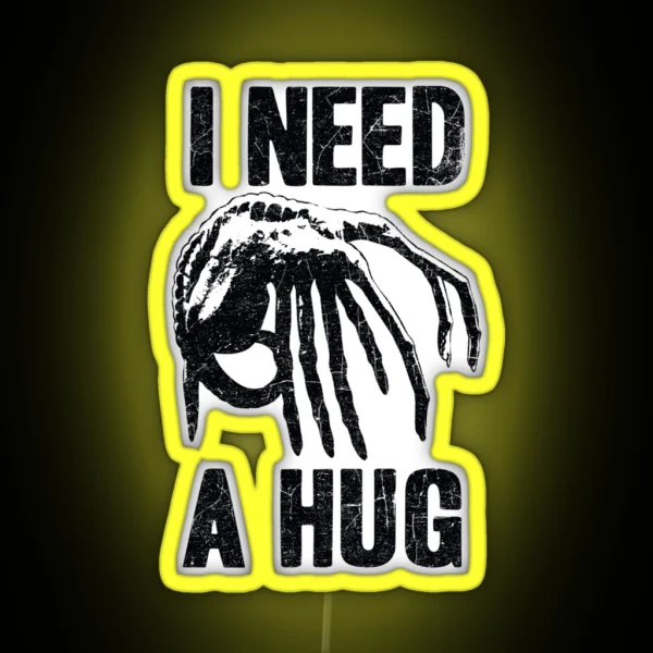 I Need A Hug RGB Neon Sign