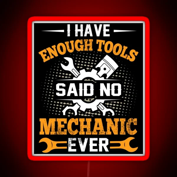 I Need More Tools RGB Neon Sign