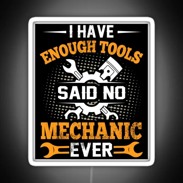 I Need More Tools RGB Neon Sign