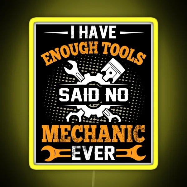 I Need More Tools RGB Neon Sign
