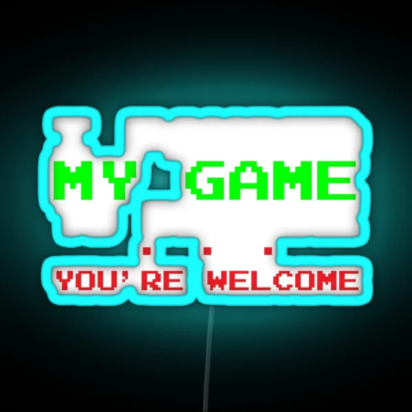 I Paused My Game Funny Gamer Led RGB Neon Sign