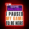 I Paused My Game Game Lover RGB Neon Sign - Image 2