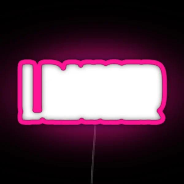 I Paused My Game To Be Here RGB Neon Sign