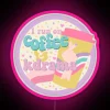 I Run On Coffeeandkdrama RGB Neon Sign
