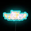 I Saw Lando Norris S Maiden Win RGB Neon Sign - Image 3