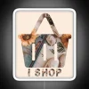 I Shop Shopaholic RGB Neon Sign