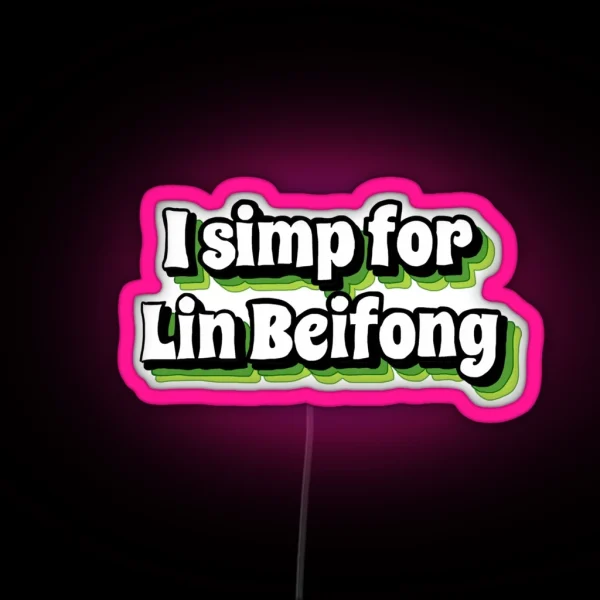 I Simp For Lin Beifong RGB Neon Sign