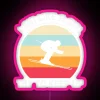I Ski Like A Girl Try To Keep Up Funny RGB Neon Sign - Image 6