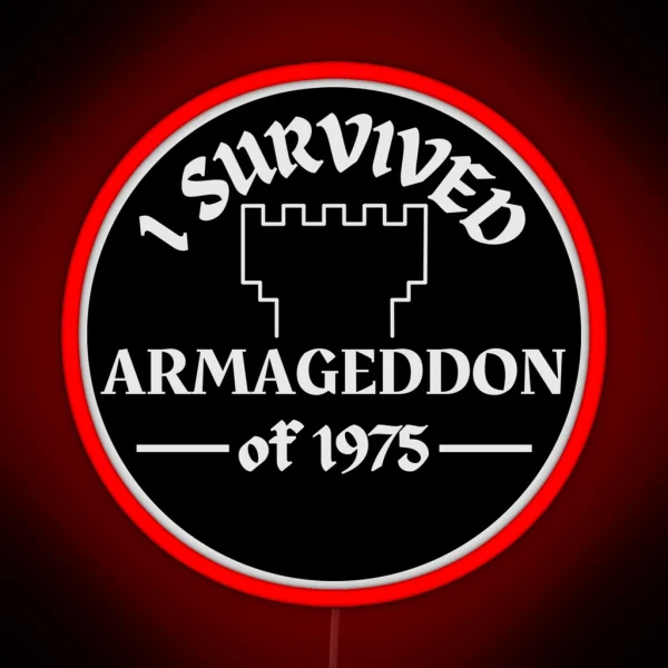 I Survived Armageddon Of 1975 Exjw Watchtower RGB Neon Sign