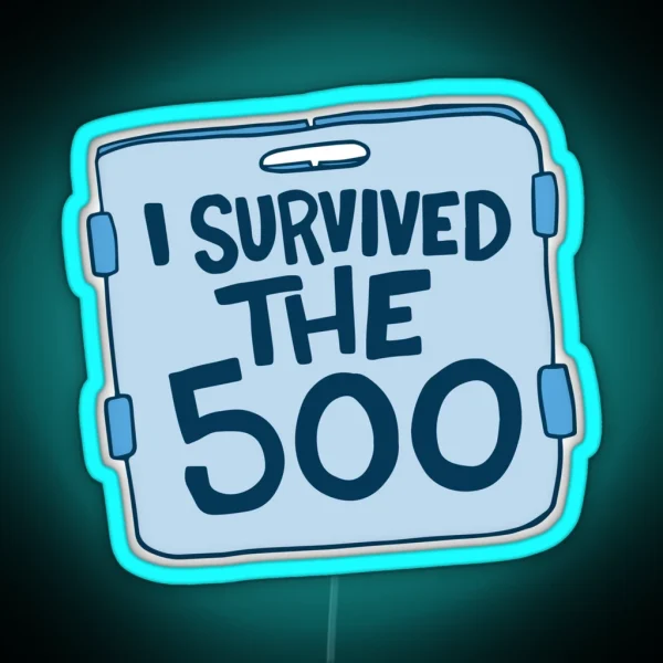 I Survived The 500 Swimming Led RGB Neon Sign
