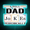 I Tell Dad Jokes Periodically Funny Gift RGB Neon Sign - Image 3