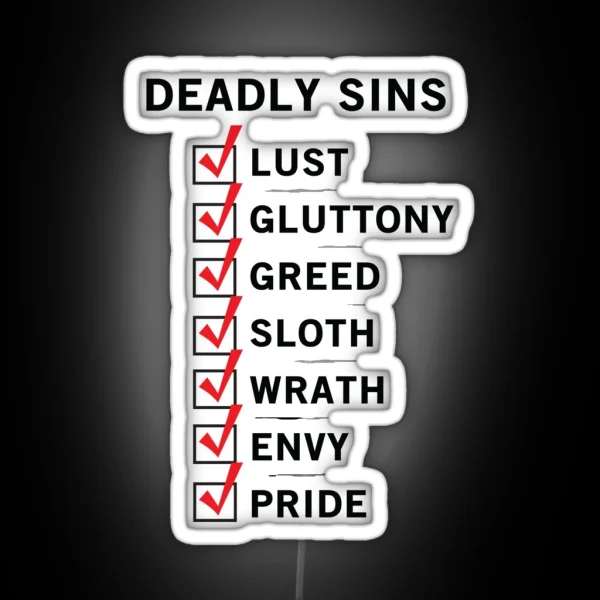 I Ve Done All The Deadly Sins RGB Neon Sign