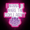 I Wanna Be Where The People Aren T Mermaid RGB Neon Sign - Image 6