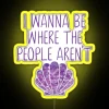 I Wanna Be Where The People Aren T Mermaid RGB Neon Sign - Image 5