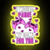 I Would Pause My Game For You Valentines Gaming RGB Neon Sign - Image 5