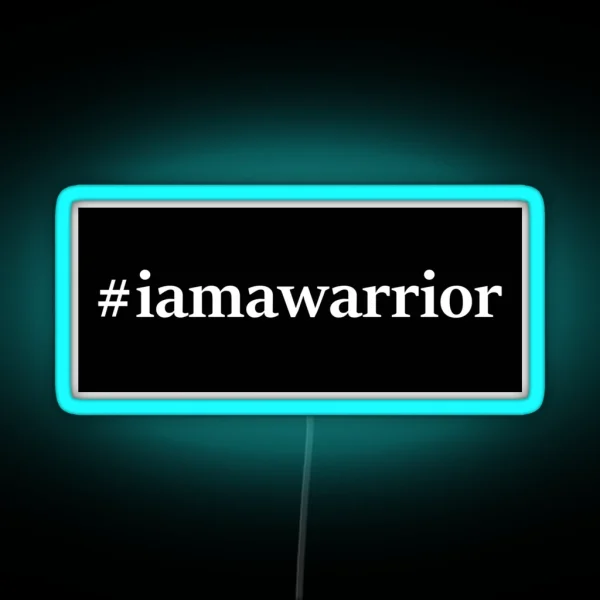 Iamawarrior RGB Neon Sign