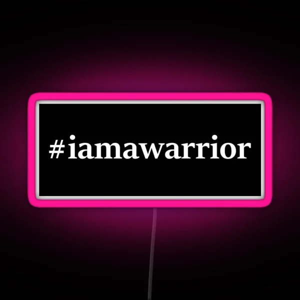 Iamawarrior RGB Neon Sign