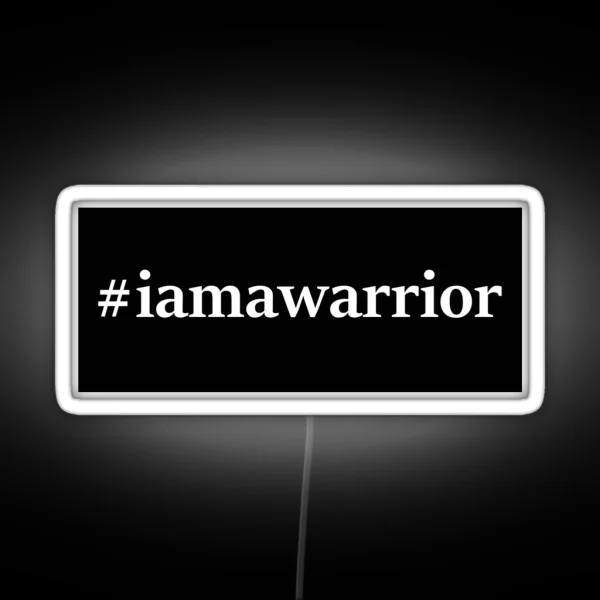 Iamawarrior RGB Neon Sign