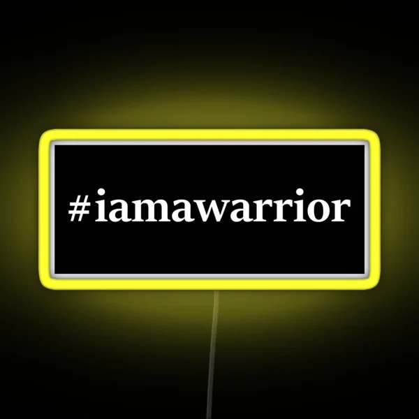 Iamawarrior RGB Neon Sign