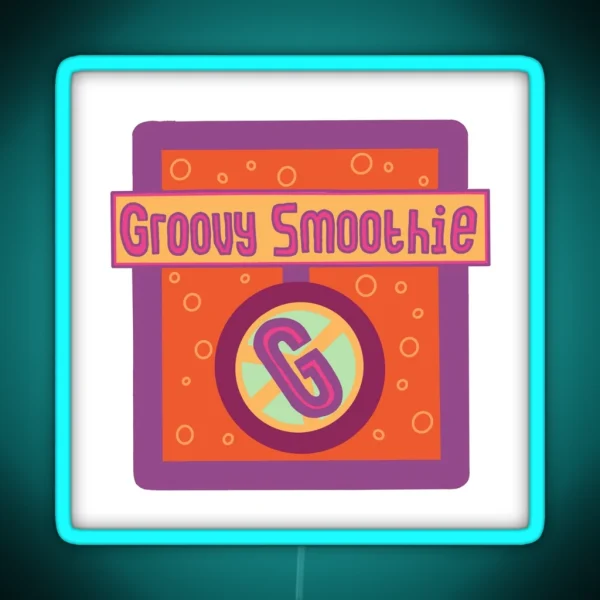 Icarly Groovy Smoothie Logo RGB Neon Sign