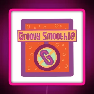 Icarly Groovy Smoothie Logo RGB Neon Sign