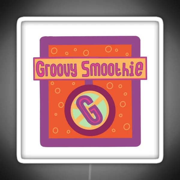 Icarly Groovy Smoothie Logo RGB Neon Sign
