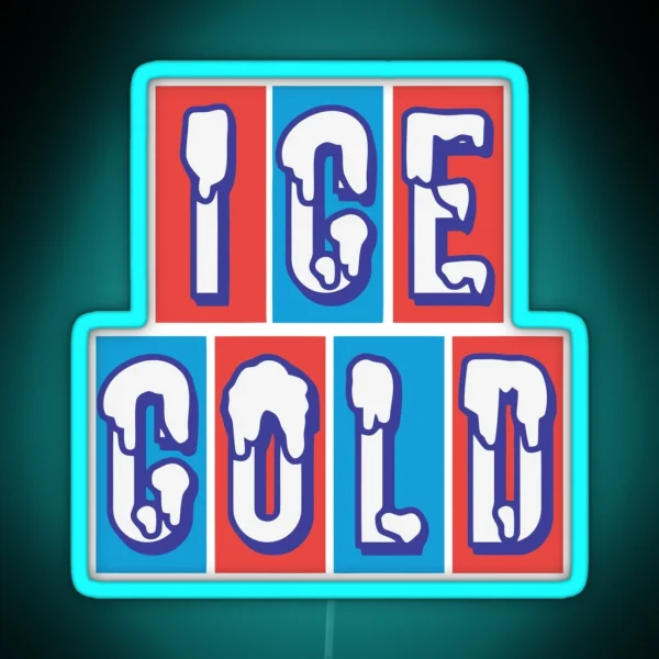 ICE COLD RGB Neon Sign