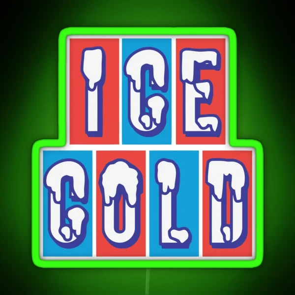 ICE COLD RGB Neon Sign