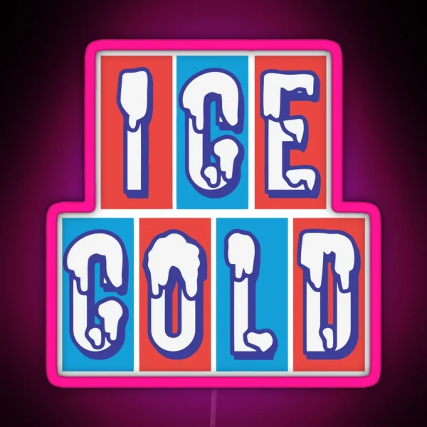 ICE COLD RGB Neon Sign