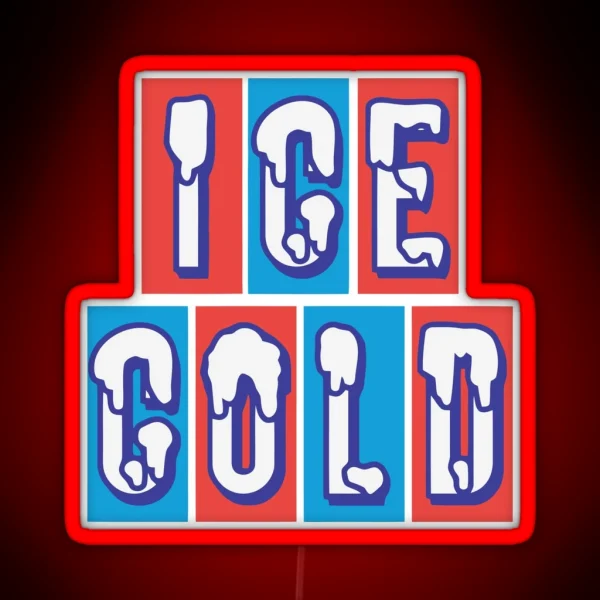 ICE COLD RGB Neon Sign