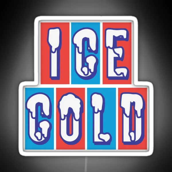 ICE COLD RGB Neon Sign