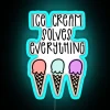 Ice Cream Solves Everything RGB Neon Sign - Image 3